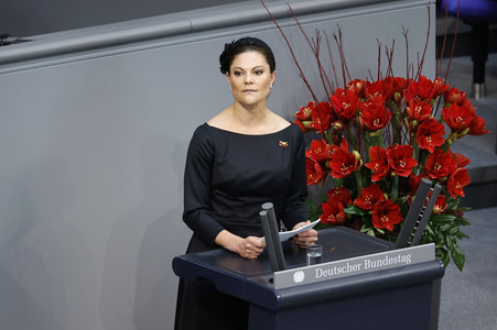 Kronprinzessin Victoria von Schweden bei der Gedenkveranstaltung zum Volkstrauertag in Berlin