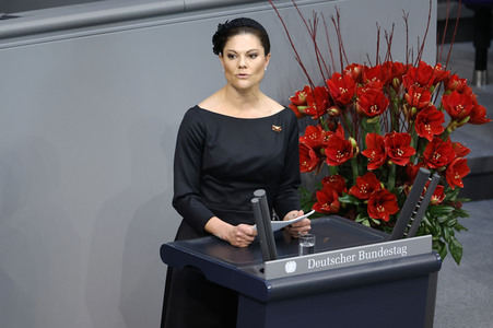Kronprinzessin Victoria von Schweden bei der Gedenkveranstaltung zum Volkstrauertag in Berlin
