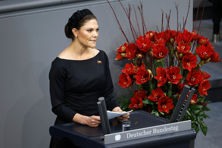 Kronprinzessin Victoria von Schweden bei der Gedenkveranstaltung zum Volkstrauertag in Berlin