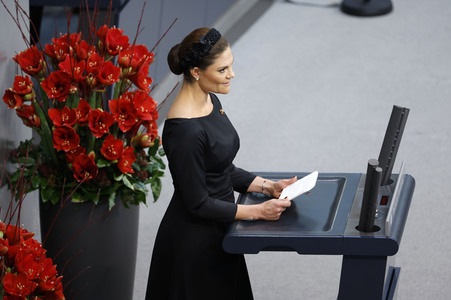 Kronprinzessin Victoria von Schweden bei der Gedenkveranstaltung zum Volkstrauertag in Berlin