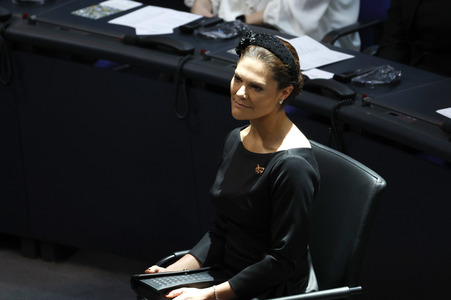Kronprinzessin Victoria von Schweden bei der Gedenkveranstaltung zum Volkstrauertag in Berlin