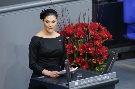 Kronprinzessin Victoria von Schweden bei der Gedenkveranstaltung zum Volkstrauertag in Berlin