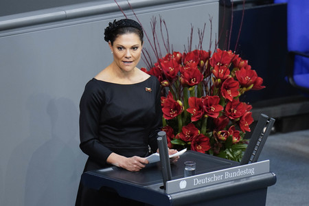 Kronprinzessin Victoria von Schweden bei der Gedenkveranstaltung zum Volkstrauertag in Berlin