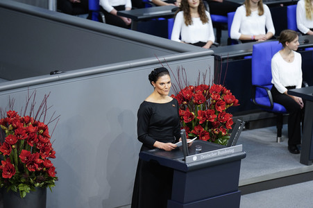 Kronprinzessin Victoria von Schweden bei der Gedenkveranstaltung zum Volkstrauertag in Berlin