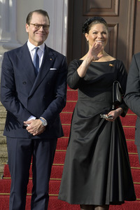 Empfang von Kronprinzessin Victoria von Schweden und Prinz Daniel von Schweden im Schloss Bellevue in Berlin
