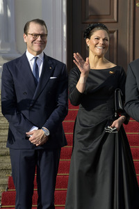 Empfang von Kronprinzessin Victoria von Schweden und Prinz Daniel von Schweden im Schloss Bellevue in Berlin
