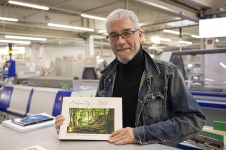 Buchproduktion 'Bodypainting in Nature - Farbige Symbiosen' in Hannover