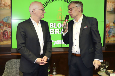 Hamburger Hafen Talk im Blockbräu in Hamburg