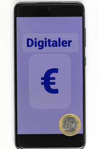 Symbolfoto Digitaler Euro