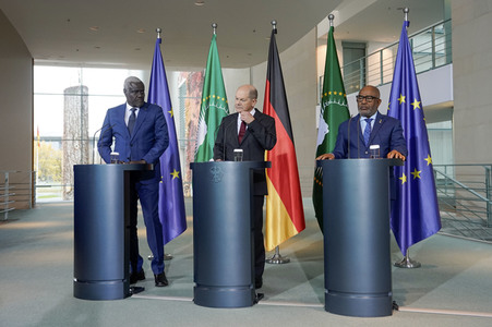 Konferenz 'G20 Compact with Africa' in Berlin
