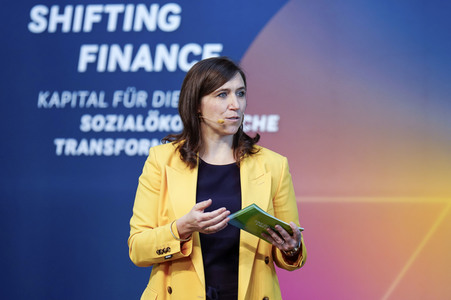Veranstaltung 'Shifting the Trillions - Finanzierung der Zukunftswirtschaft' in Berlin