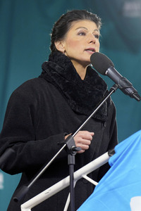 Friedensdemonstration vor dem Brandenburger Tor in Berlin