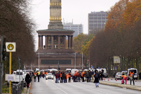 Protestaktionen der 'Letzten Generation' in Berlin