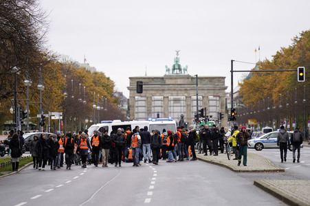 Protestaktionen der 'Letzten Generation' in Berlin