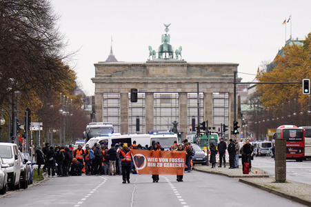 Protestaktionen der 'Letzten Generation' in Berlin