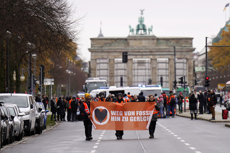 Protestaktionen der 'Letzten Generation' in Berlin