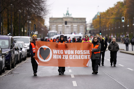 Protestaktionen der 'Letzten Generation' in Berlin