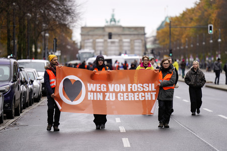 Protestaktionen der 'Letzten Generation' in Berlin