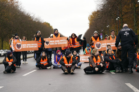 Protestaktionen der 'Letzten Generation' in Berlin
