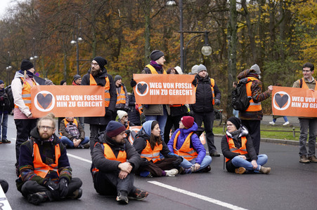 Protestaktionen der 'Letzten Generation' in Berlin