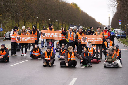 Protestaktionen der 'Letzten Generation' in Berlin