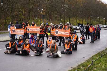 Protestaktionen der 'Letzten Generation' in Berlin