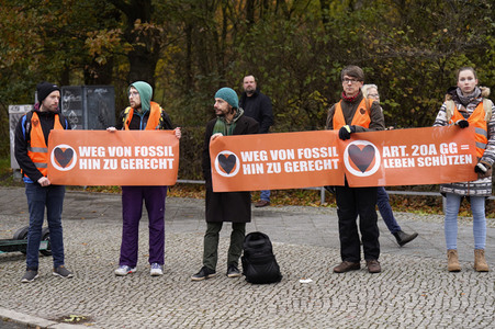 Protestaktionen der 'Letzten Generation' in Berlin