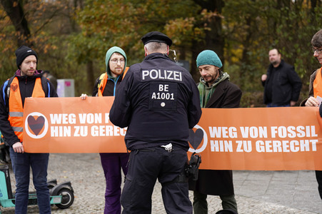Protestaktionen der 'Letzten Generation' in Berlin