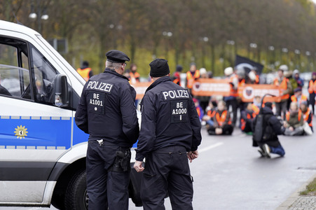 Protestaktionen der 'Letzten Generation' in Berlin