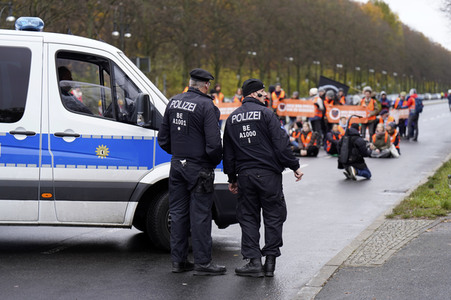 Protestaktionen der 'Letzten Generation' in Berlin