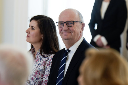 Verleihung des Verdienstordens der Bundesrepublik Deutschland an Ministerpräsidentinnen und Ministerpräsidenten in Berlin