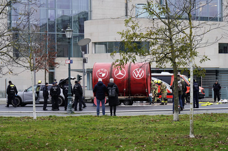 Aktion von Greenpeace in Berlin