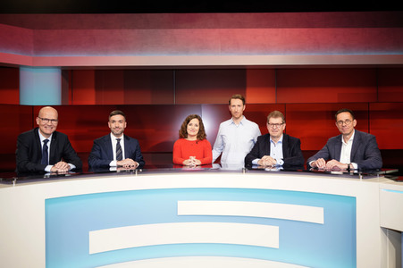Talkshow 'hart aber fair' in Berlin