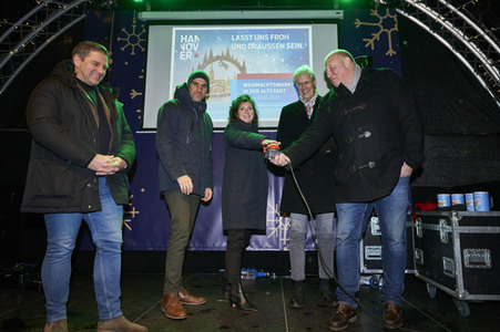 Weihnachtsmarkteröffnung in Hannover