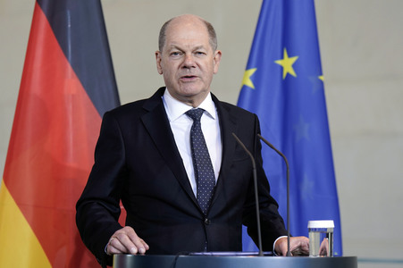 Empfang des Premierministers von Malta im Kanzleramt in Berlin