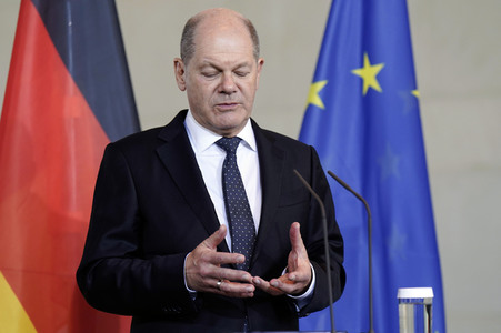 Empfang des Premierministers von Malta im Kanzleramt in Berlin