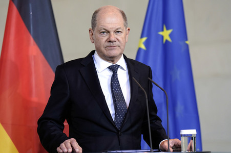 Empfang des Premierministers von Malta im Kanzleramt in Berlin