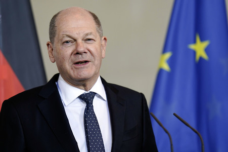 Empfang des Premierministers von Malta im Kanzleramt in Berlin