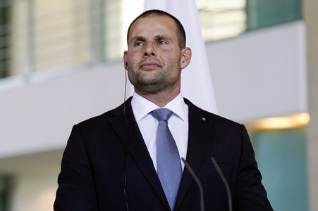 Empfang des Premierministers von Malta im Kanzleramt in Berlin