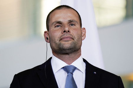 Empfang des Premierministers von Malta im Kanzleramt in Berlin