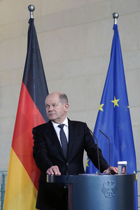 Empfang des Premierministers von Malta im Kanzleramt in Berlin