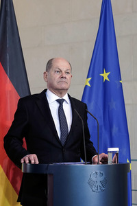 Empfang des Premierministers von Malta im Kanzleramt in Berlin