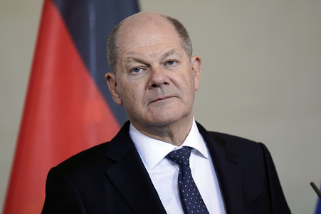 Empfang des Premierministers von Malta im Kanzleramt in Berlin