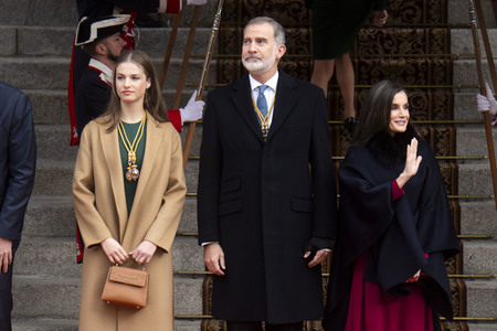 Eröffnung der XV. Legislatur des Unterhauses des spanischen Parlamentes in Madrid