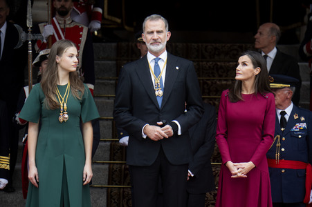 Eröffnung der XV. Legislatur des Unterhauses des spanischen Parlamentes in Madrid