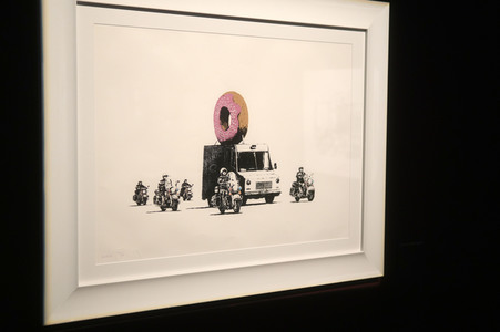 Ausstellungseröffung 'Banksy - A Vandal Turned Idol' in Berlin