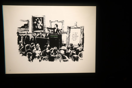 Ausstellungseröffung 'Banksy - A Vandal Turned Idol' in Berlin