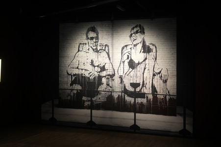 Ausstellungseröffung 'Banksy - A Vandal Turned Idol' in Berlin