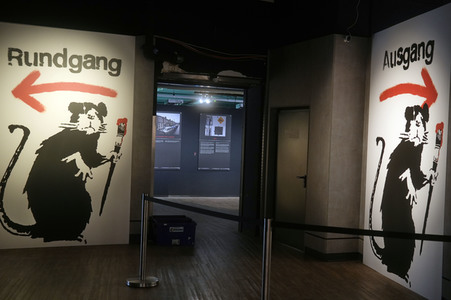 Ausstellungseröffung 'Banksy - A Vandal Turned Idol' in Berlin