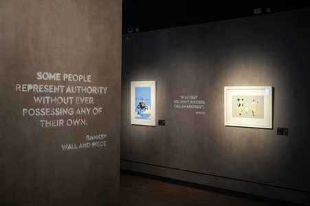 Ausstellungseröffung 'Banksy - A Vandal Turned Idol' in Berlin